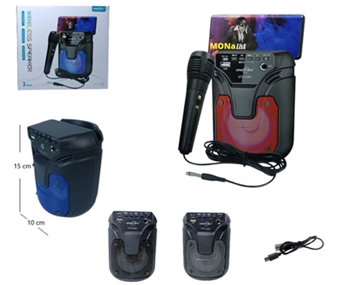 Parlante Karaoke con Microfono + Multifunciones 2265ii