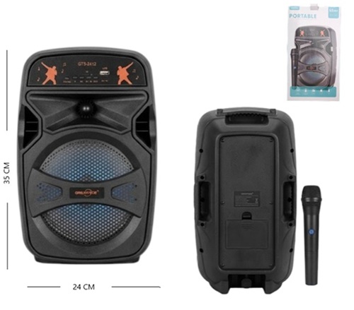 Parlante Karaoke con Microfono Inalambrico 2412ii