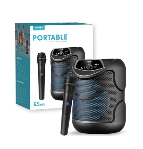 Parlante Karaoke GTS-2435 Incluye Microfono BT etc