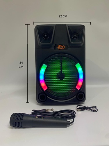 Parlante Karaoke 8 Pulg Multifunciones PAR8145oo