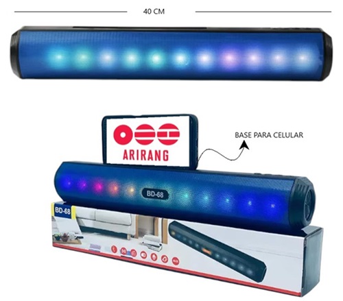 Barra Sonido BT USB ETC RGB BD-68ii