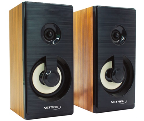 Parlantes para PC TV 2.0 Madera Bora mm
