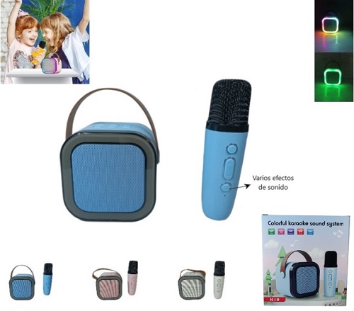 Parlante Karaoke K18ii Incluye Microfono Luces BTÂ etc