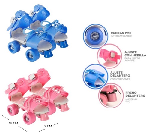 Patines Agustables 4 ruedas 305ii