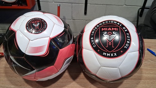 Pelota nro 5 miami-messi 1607