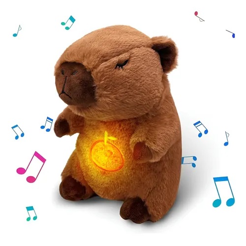 Peluche Capibara Grande Respira y Musica 0707