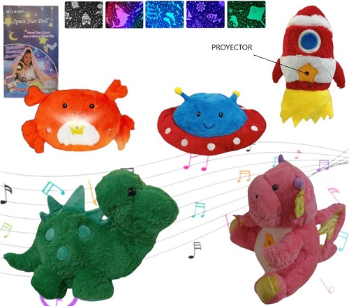 Peluche Proyector con Musica Mod Var 10001iiÂ 