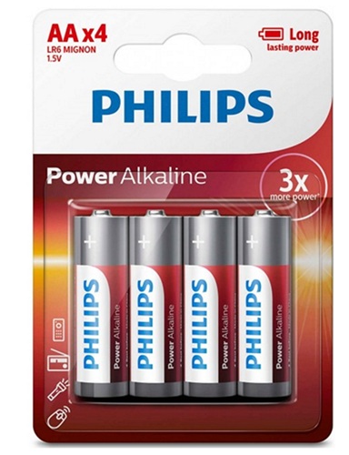 Pack 4 Pilas Alcalinas Phillips AA nn