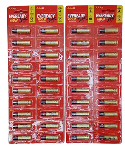 Blister 20 Pilas AAA Alcalinas Eveready AAA-EVEREADYoo