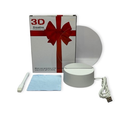 Lampara Escritura Redondo 3D LedÂ 