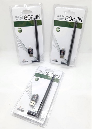 Placa WIFI USB con Antena 802.IINoo