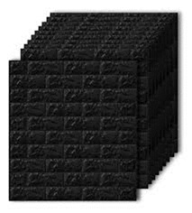 Placa Vinilo Simil Ladrillo 3DPAIN.BLACKnn 70x77cm