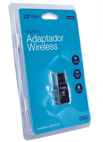 Placa WIFI 600Mbps Noga UW-04