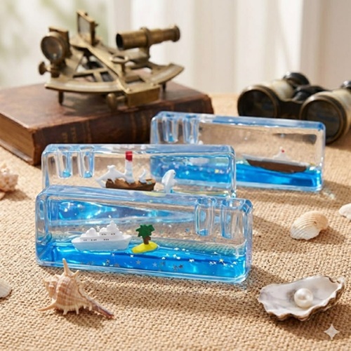 Portalapices Decorativo Agua Motivo Mar 4871nn