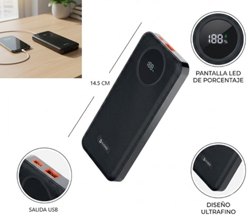 Power Bank Multifuncion 10.000 Mah ACC0149ii