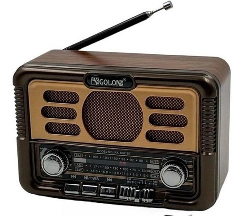 Radio Vintage AM-FM 6060aa BT USB etc
