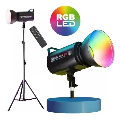 Reflector RGB 500w 220v control rem MM8518Â 