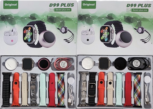 Kit Reloj Smart + Auricular BT + Parlante D99 plusÂ oo