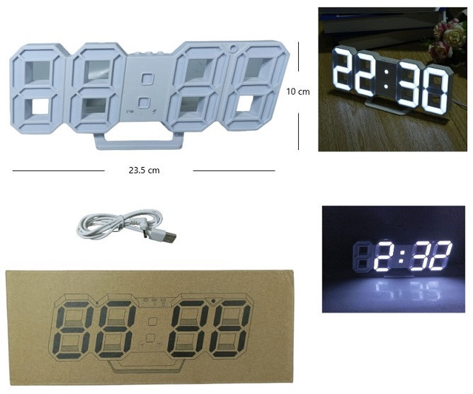 Reloj Digital Grande Desp Fecha Temp ii6609