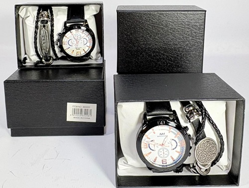 Set Reloj Hombre + Pulsera Hombre 480001oo