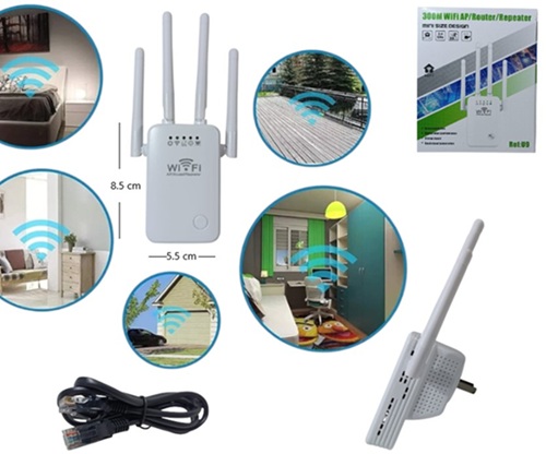 Router con Repetidor y Expansor U9ii