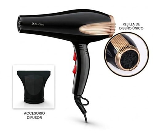 Secador Cabello con Difusor 0066ii