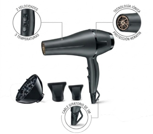 Secador Cabello con Difusor Grande SKD-14ii