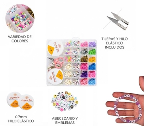 Kit para Armado de Bijuterie y Pulseras