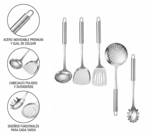 Set de Cocina de Acero 597ii