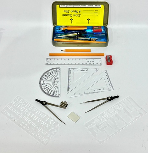 Set Geometria Letras y Figuras en Estuche KIT-UNIoo