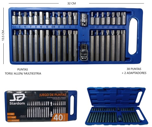 Set de Herramientas 40 Piezas SD2040ii