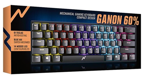 Teclado Mecanico Noga Ganon 60%