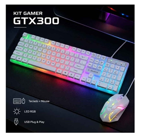Kit Teclado + Mouse Gamer GTX300mm