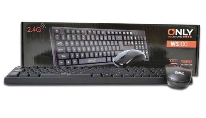 Kit Teclado y Mouse Inalambrico MODWS100Â 