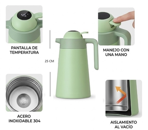 Termo 1 Litro con Temperatura Digital LYBW-L1ii