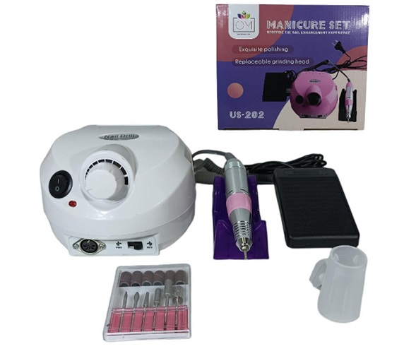 Torno Manicuria Profesional ii202 35.000rpm con Accesorios