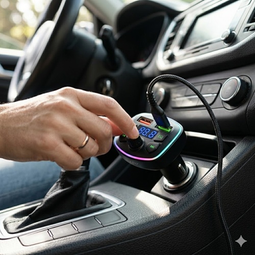 Transmisor BT USB + Cargador Rapido A43nn