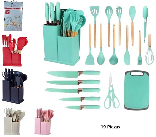 Utensillos de Cocina x 19 piezas