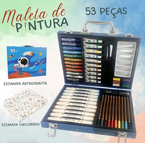 Valijas Set de Arte 53pcs on