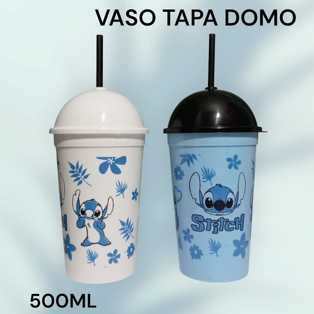 Vasos Stitch con sorbete