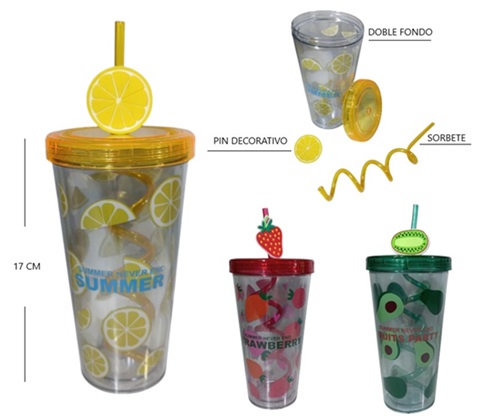 Vasos Termicos Decorados Frutales G272-01ii