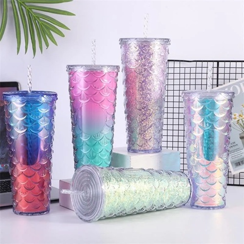 Vasos Termicos Grandes Brillos Tornasol WF-19nn