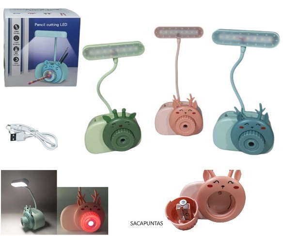 Velador Led con sacapuntas 81018ii