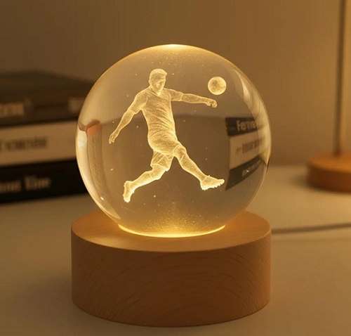 Esfera Velador Messi 3D