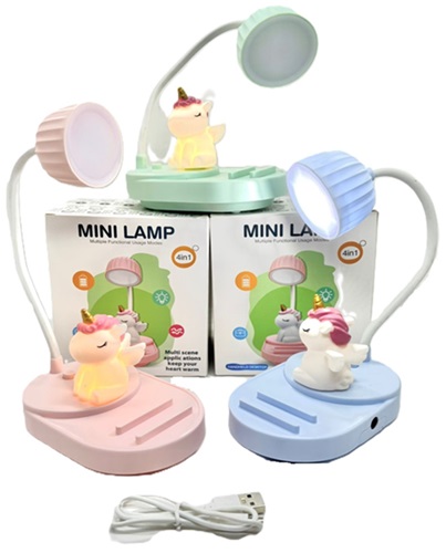 Lampara Led USB Unicornio PANDI-DESKoo