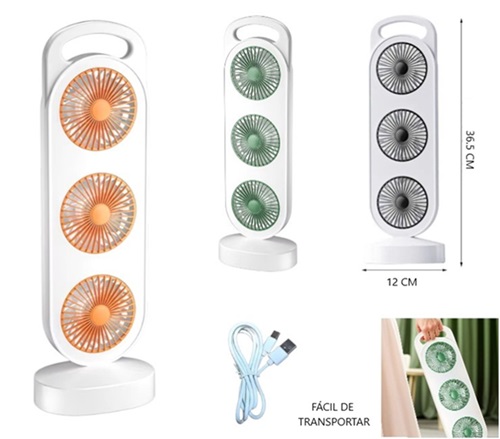 Ventilador USB Triple S31ii
