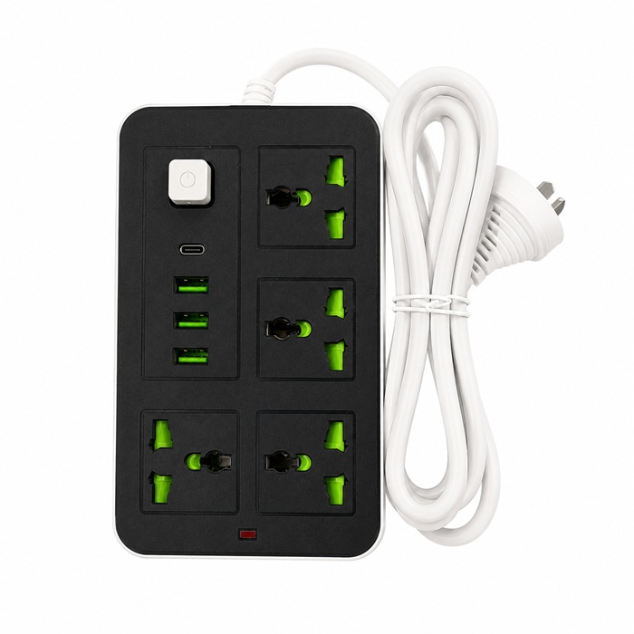 Zapatilla 4 puertos + 3 USB + 1 TC 80758nn